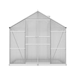 Aluminium Greenhouse Green House Polycarbonate Garden Shed 2.4x2.5M-3